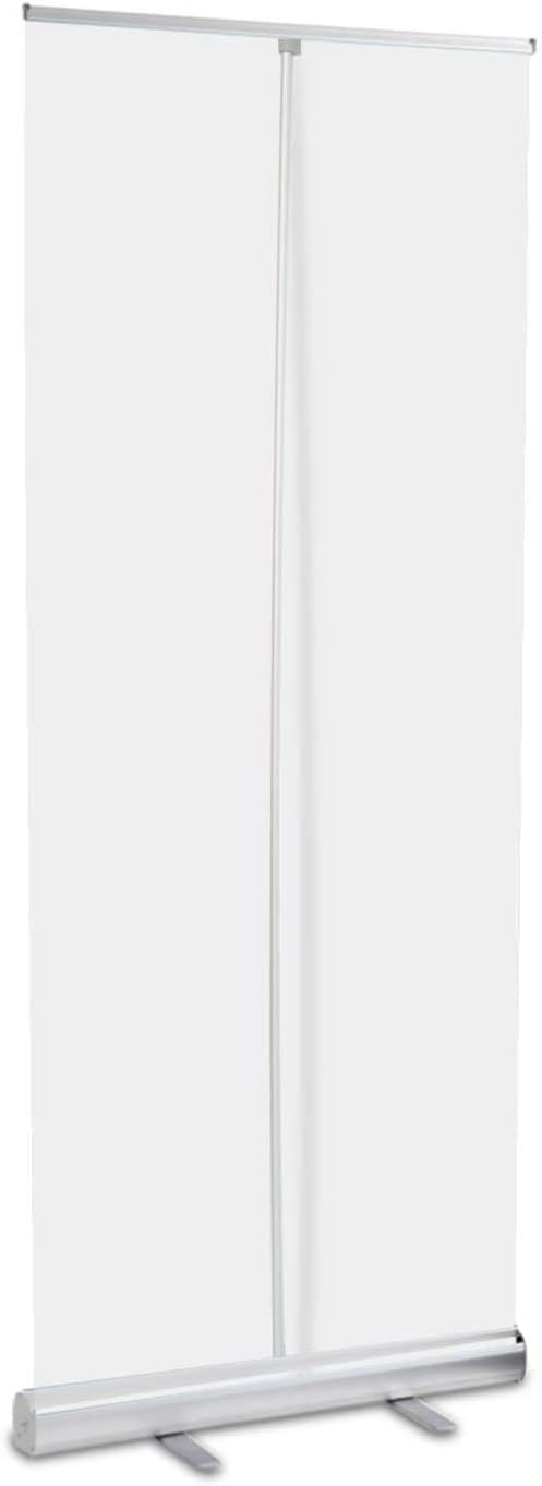 JYDQM Safety Face Shields Floor Standing Safety Face ShieldsRetractable Pull Up Banner Transparent Screen,Free Standing,Portable Partition Divider(80x180cm/31.5x71in)