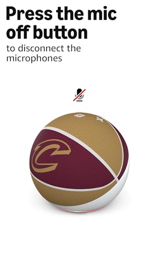 Image of Amazon Echo Dot (newest model) | Officially Licensed NBA Limited-Edition | Cleveland Cavaliers