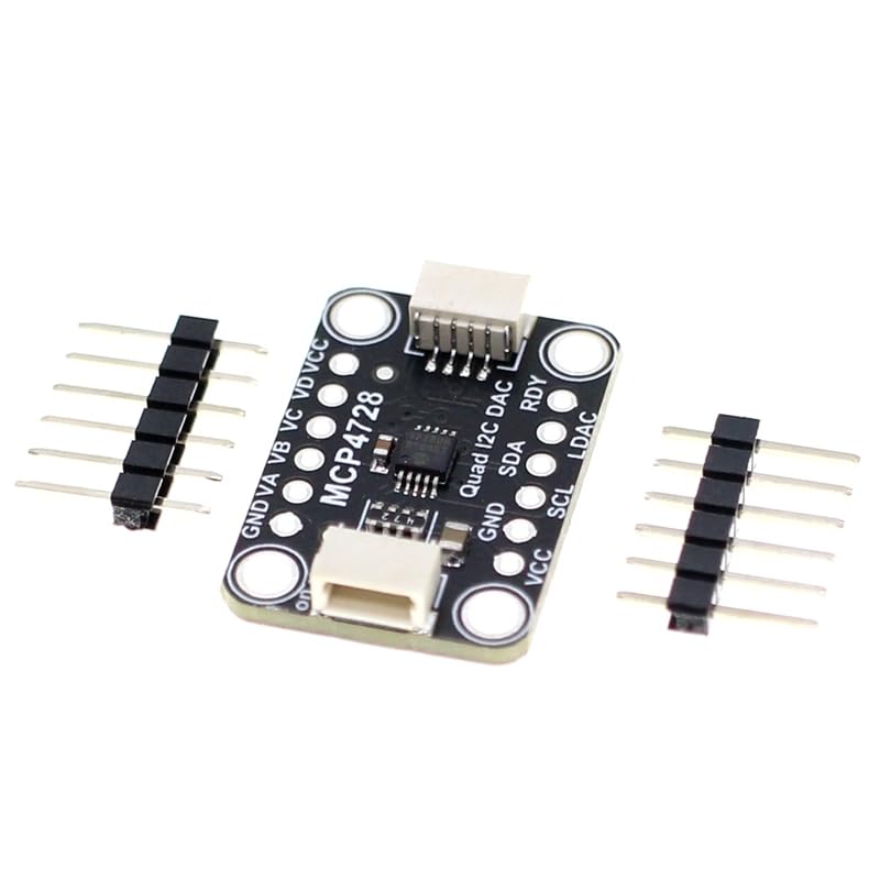 Modulo DAC MCP4728 a 4 bit, DC 2,7 V-5,5 V, 4 DAC a 12 bit integrati con modulo EEPROM
