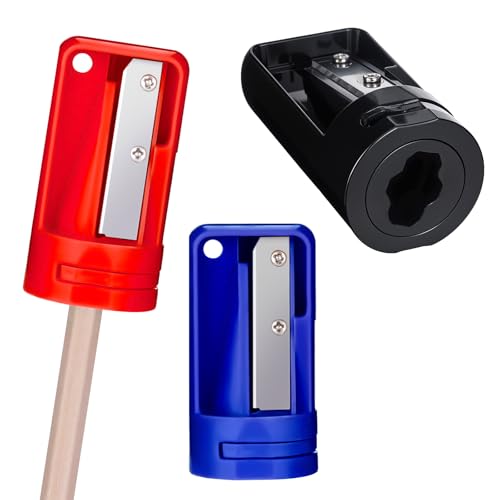 Sliverdew 3er Set Zimmermanns-Bleistiftspitzer,...