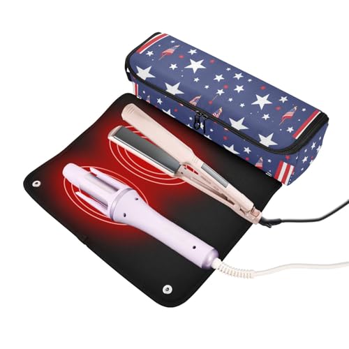 Bolsa de viaje para herramientas de cabello con base resistente al calor miniatura 2