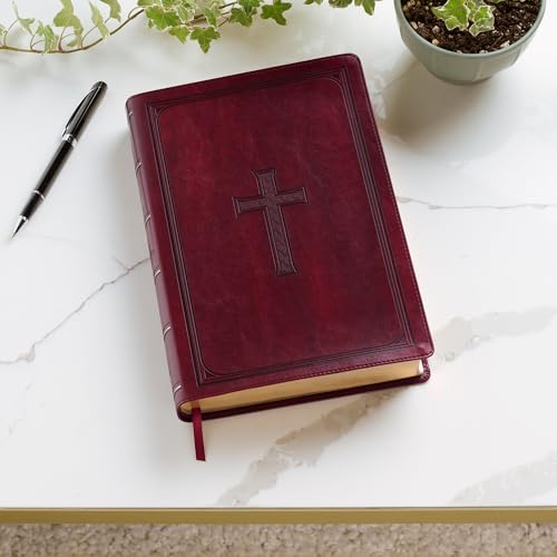 KJV Super Giant Print Red Letters with Thumb-Indexing Burgun