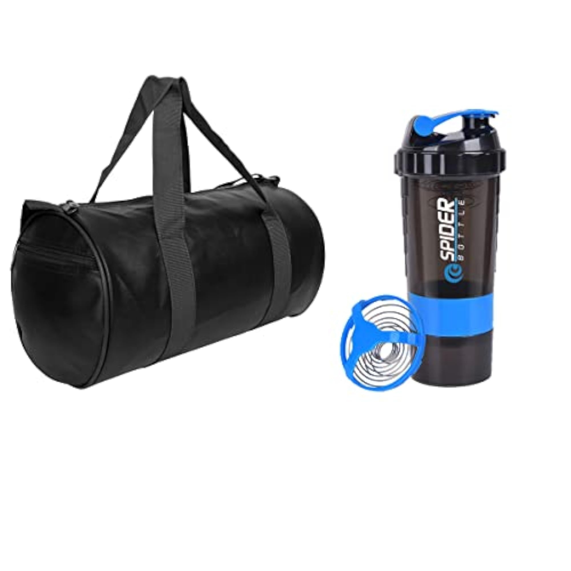 Premium Gym Bag Combo with Shaker Bottle