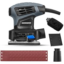 Hammerhead 2.0-Amp 1/4 Sheet Palm Sander with 12pcs Sandpaper HAPS020