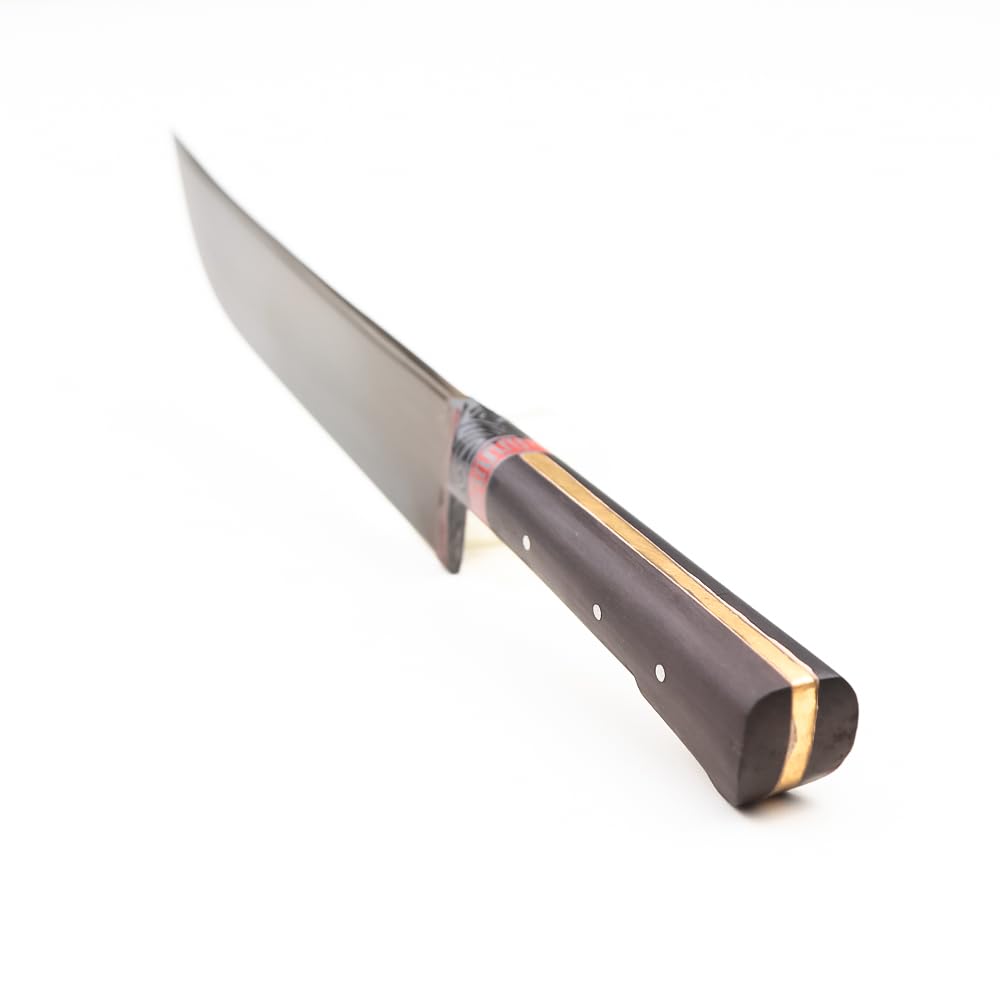 Usbekisches Kochmesser Klingen Kohlenstoffstahl Hartstahl Pchak Premium Küchenmesser inkl. Schutzhülle Campingmesser Handarbeit Пчак Нож