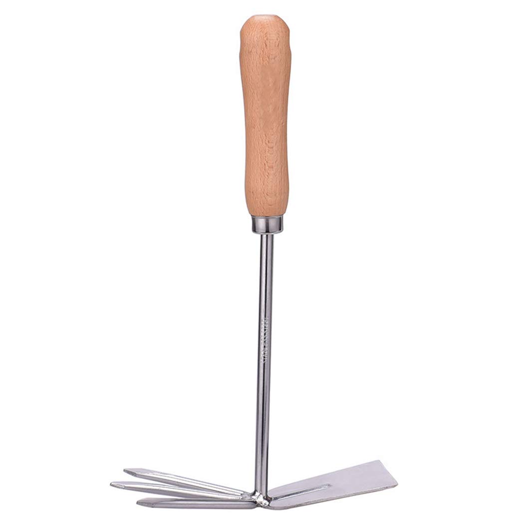 boxoon Hoe And Cultivator Hand Tiller Professional Dual Headed Weeding Tool Garden Hand Tools Garden