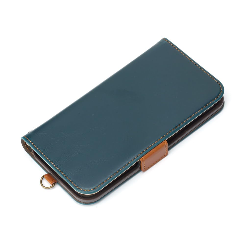 iPhone 15 Pro Max用 フリップカバー [ブルー]