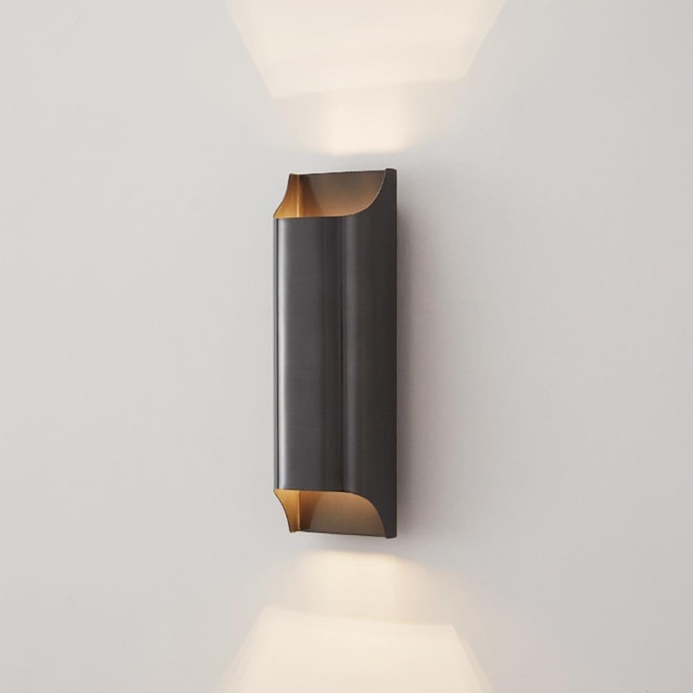 SXSCARKX Modern Wall Sconce, d Black Lighting Fixtures, Bedroom Mounted Lights with 3000K, Mid Century Bathroom Vanity Metal Lamp for Living Room Hallway