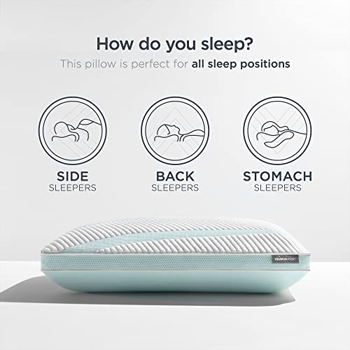 Image of Tempur-Pedic TEMPUR-Adapt ProHi + Cooling-King Pillow, white
