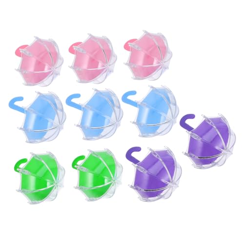 Zerodeko 10pcs Heart-shaped Candy Boxes Food-grade Plastic Party Favor Boxes for Weddings Full Moons and Celebrations for Candy Jewelry Crafts