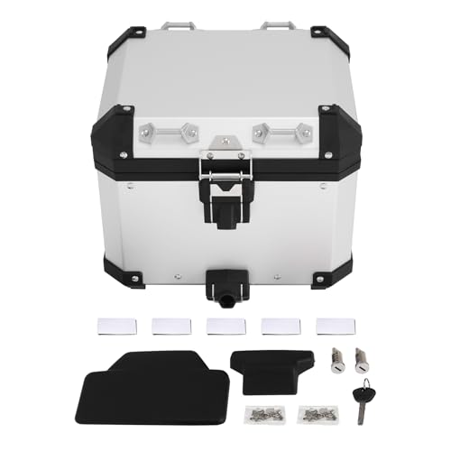 Sac de coffre haut de gamme en aluminium 38L argent pour BMW R1300GS