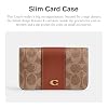 Coated Canvas Signature Essential Slim Card Case