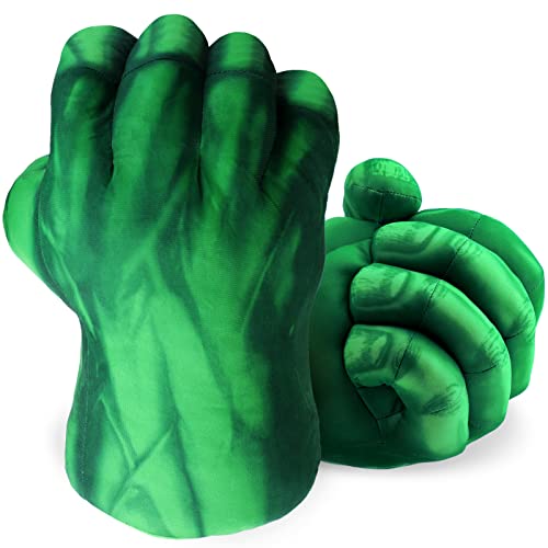 XYMTOY Superhero Toys Incredible Smash Fists Incredible Gloves Boxing Gloves for Toddlers Boys and Girls,Green…