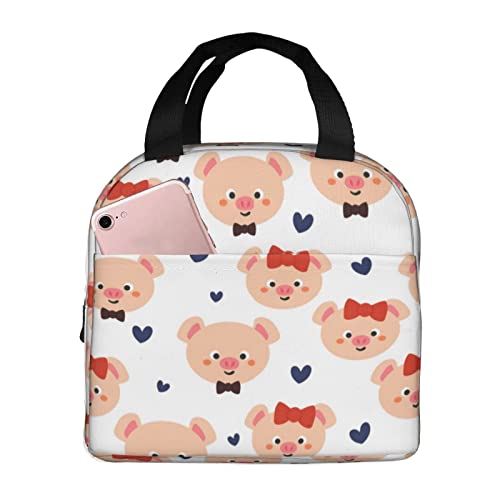 Cerdo De Moda Bolsa Nevera Frescura Bolsa Porta Alimentos Polifuncional Bolsas Nevera Para Mujer Compras Hombre 22X20X13Cm