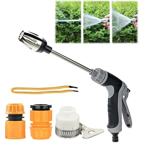 Waterblitz Pressure Washer, 2025 Pressure Power Washer, Upgraded Jet Nozzle for Garden Hose, 360° Rotating for Three Spray Modes (Water gun + connector)