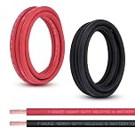 Shirbly 4 Gauge Battery Cable, 3 Meters Red + 3 Meters Black 4 AWG Pure Copper Wire Welding Cable, Flexible EPDM Insulation Jacket, for Automotive, Battery, Solar, Marine and Generator