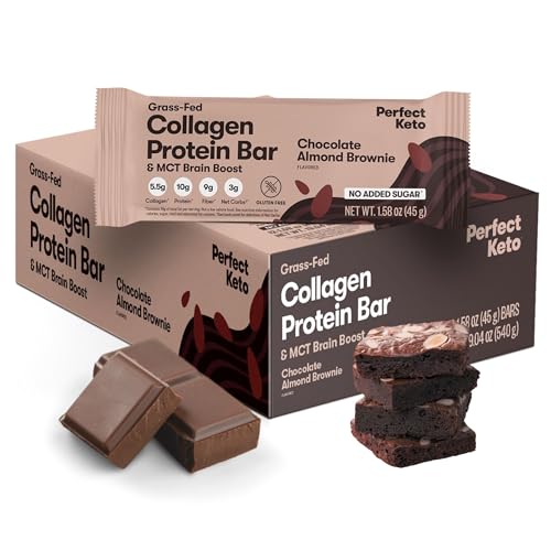Perfect Keto Bars - The Cleanest Keto Snacks with Collagen and MC...
