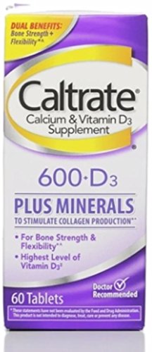 Caltrate 600+D Plus Minerals Tablets 60 ea (Pack of 2) Caltrate 600+D Plus Minerals Tablets 60 ea (Pack of 2)