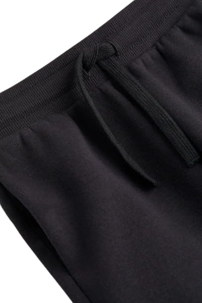 Born Ruler Baby Joggers - Track Pants - Cotton Fleece - Unisex - Soft & Comfortable - Perfect for Playtime - Breathable & Durable (in, Age, 2 Years, 3 Years, Regular, Black) 1