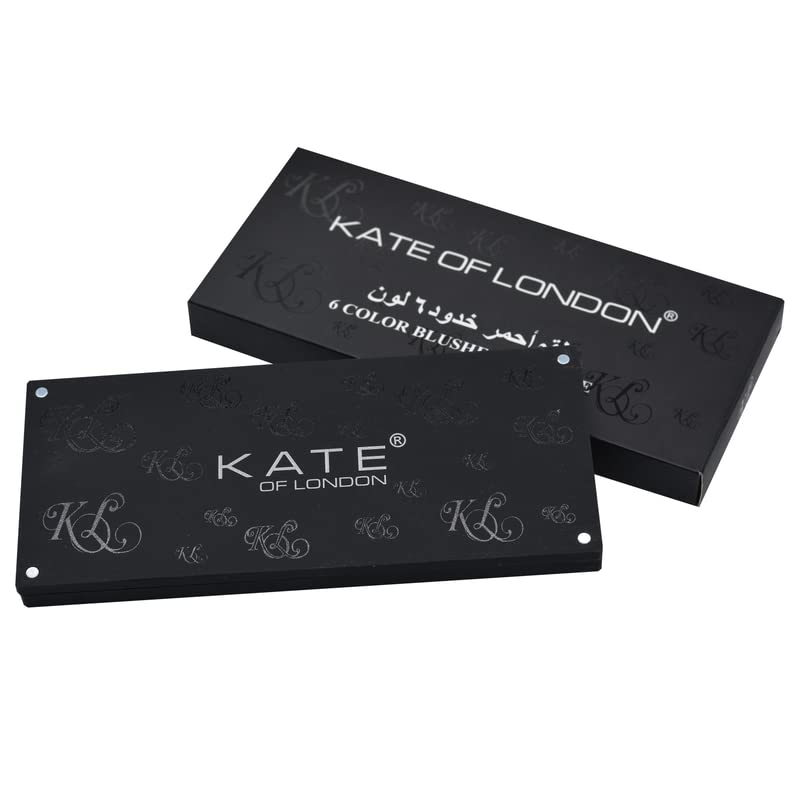Kate of London Blush Palette with 6 Shades, For All Skin Tones, 6x6 Grams (1.26 Oz)