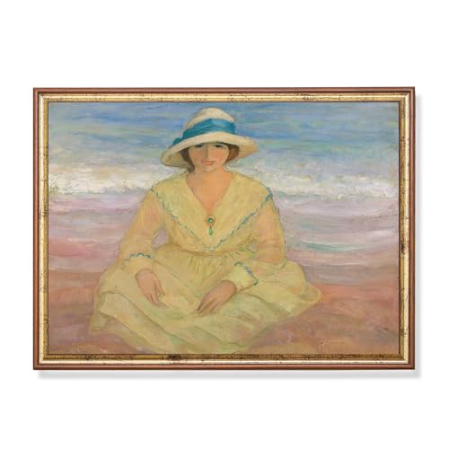 Vintage Portrait Poster Vintage Portrait Poster Antique Woman Rustic Oil
