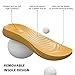 YASSIA Arch Support Clogs for Men Women, Lightweight EVA Recovery Slides, Non-Slip Beach Walking Sandals(Khaki M10/W11)