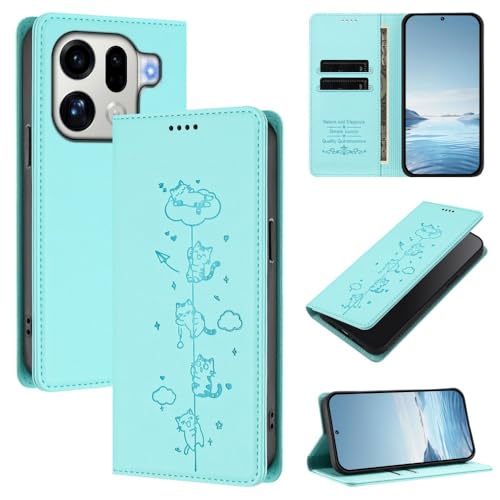 Étui Oppo A80 5G motif chat idéal pour sécuriser vos cartes en voyage