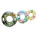 Intex 58263EP Groovy Color Inflatable Tropical Flower Transparent Tube Raft