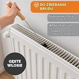 KRUMAD szczotka do grzejnika, szczotka do grzejników płaskich