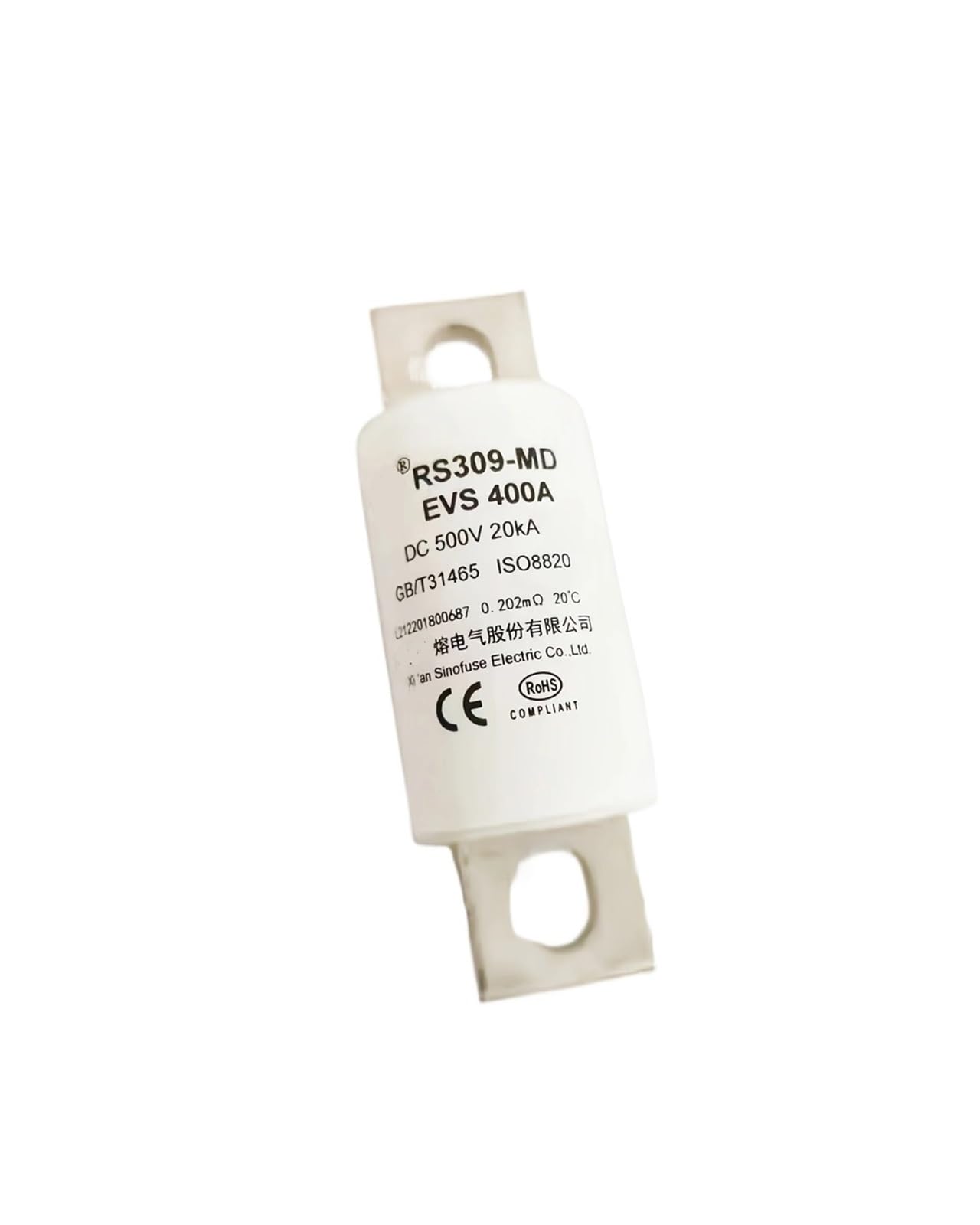 Fusible RS309-MD-EV630A 500VDC à coupure ultra-rapide contre la surcharge