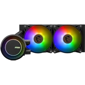 Water Cooler MSI Mag Coreliquid E240, ARGB, 240mm, AMD/Intel, Branco - MAG CORELIQUID E240 WHITE