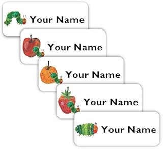 Oliver's Labels Special Edition Original Labels, 40 Durable Personalized Name Labels & Tags for School Supplies, Camp Gear, Water Bottles, and Food Containers - The Very Hungry Caterpillar™