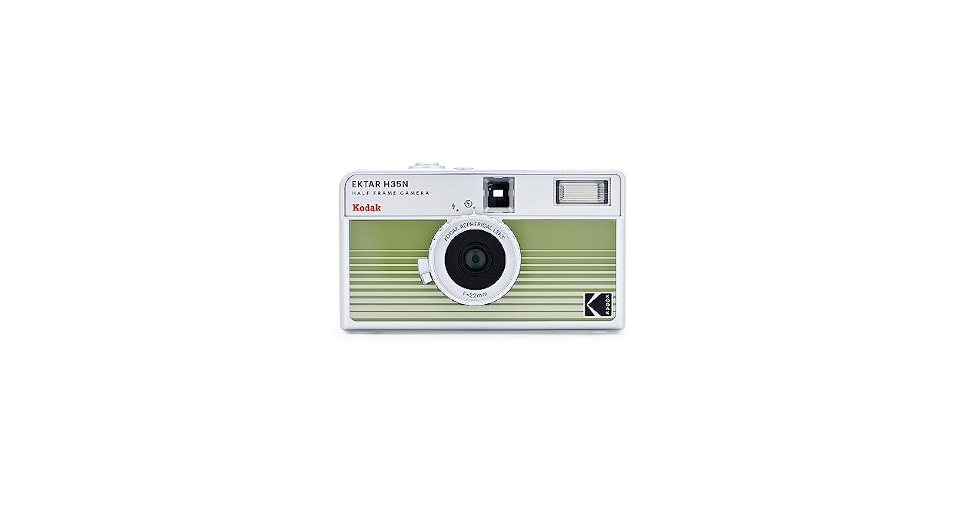 【送料込・定価の20%OFF】 Kodak EKTAR H35N ブラック Kodak Ektar H35N Half-Frame Film Camera (Striped Black) RK0301