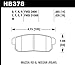 Hawk Performance HB378F.565 HPS Performance Ceramic Brake Pad