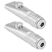 2pcs Pig Drinker, Flat Automatic Pig Drinker Removable Livestock Drinking Tool Pigs Farm Equipment Copper Connect G1/2in Water Pipe for Sows Piglets Drinking(#1)