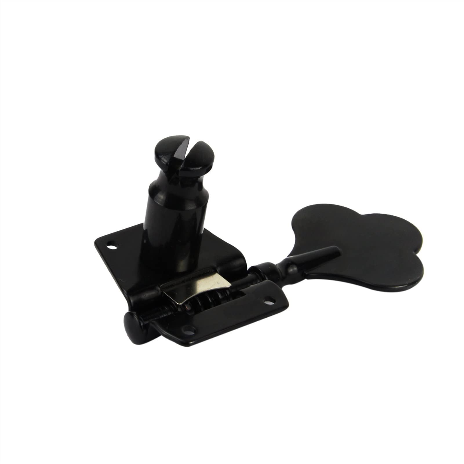 4R Bass Abrir Engranajes Sintonizadores Máquina Cabezales Tuning Pegs Black para Bajo Eléctrico Derecho Clavijas afinación