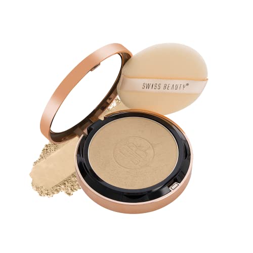 Swiss Beauty Silky & Smooth Oil Control Powder, Face MakeUp, Shades 03, 6.5g