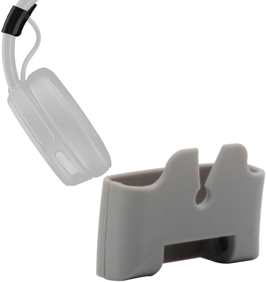 Headband Buckle Lock Compatible for Skullcandy Crusher Wireless Replacement Headband Connector Hinge Clip Cover Extention Hinge Repair Part (Gray)