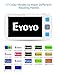 Eyoyo Portable Digital Magnifier Electronic Reading Aid 5.0 inch w/Foldable Handle for Low Vision Color Blindness 4X-32X Times Zoom 17 Color Modes 5 Levels for Brightness