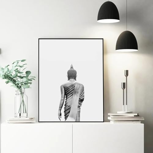 Affiche de yoga verticale Bouddha pour studio de méditation zen