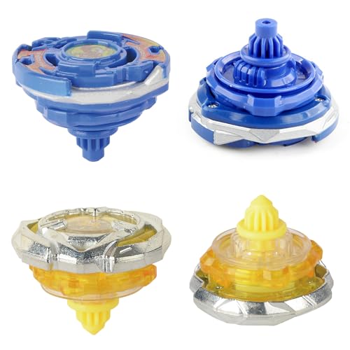 BX Bey Battling Set, BX Tops Burst Blade Toy Combat Battling Game Set, X Spinning & X-Launchers, Greats Birthday Gift for Boys, Ages for 8 10 12+ (12 Spinning Tops) - Image 5
