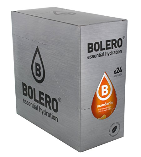 Bolero Bebida Instantánea sin Azúcar, Sabor Mandarina - Paquete de 24 x 9 gr - Total: 216 gr Cover
