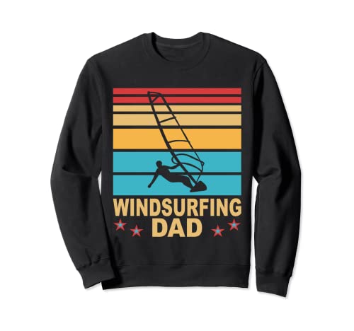 Windsurfing papá windsurf surfista padre windsurfista Sudadera