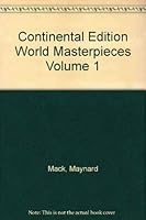 Continental Edition World Masterpieces Volume 1 0393096785 Book Cover