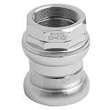Fahrrad-Headset aus Aluminiumlegierung, 34 mm, versiegelte Kartusche, Doppellager, CNC-eloxiert, für Brompton, Klapprad, Rahmen, Gabellenkung, Montage (Golden)