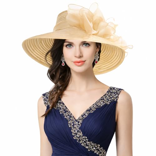 Chapeau église et grand mariage style cloche rétro pour femme