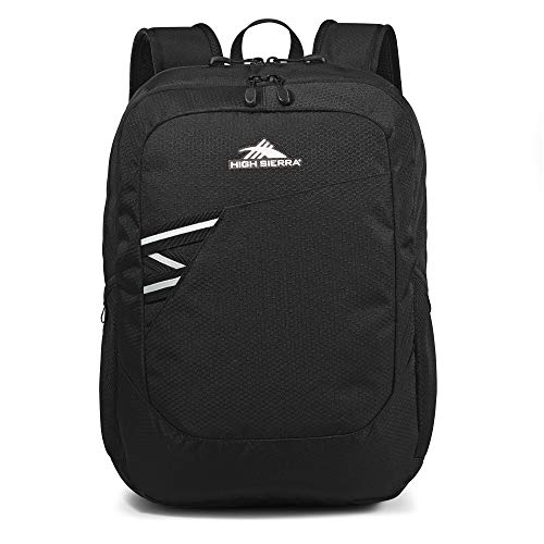 High Sierra Outburst Backpack With 15.6" Laptop Pocket, Black2