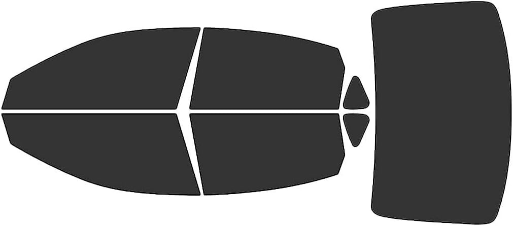 Rvinyl Window Tint Kit Compatible with Nissan Altima 2013-2018 Sedan - Black 20% - Single Ply No Bubble Film - Do it Yourself Vehicle Complete Precut Kit