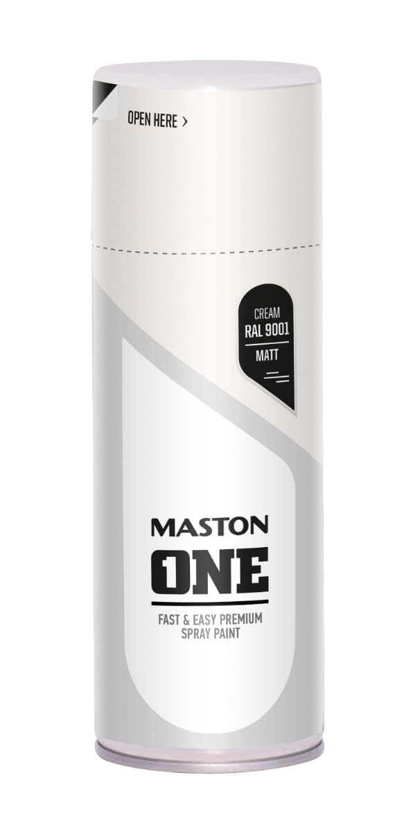 Maston Spray Paint ONE - Matt Cream RAL9001 400ml