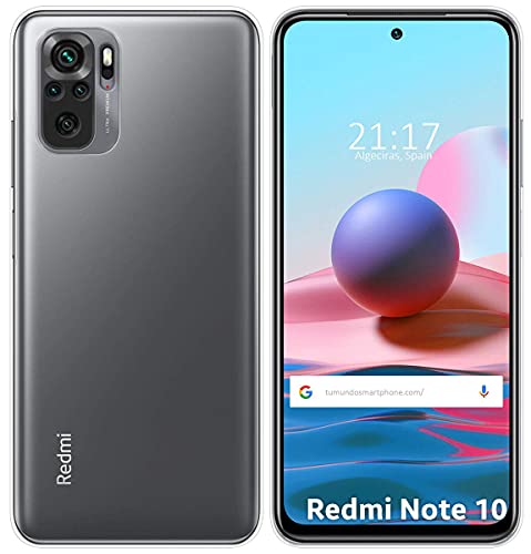 Tumundosmartphone Cover Silicone Gel Tpu Per Xiaomi Redmi Note 10/10S - Trasparente